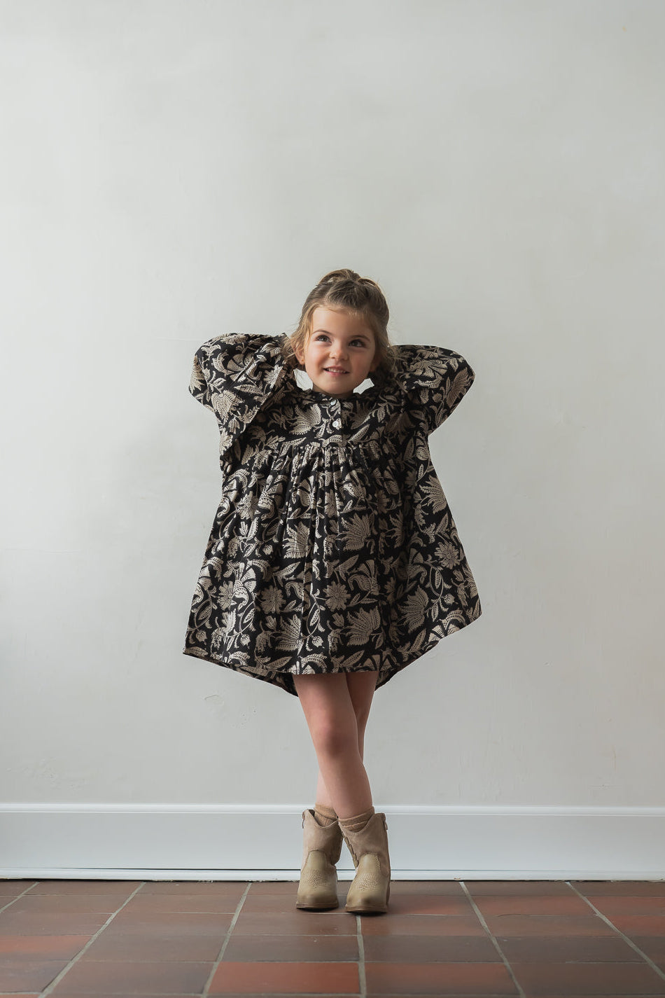 Ivy | Blockprinted Dress | Kids