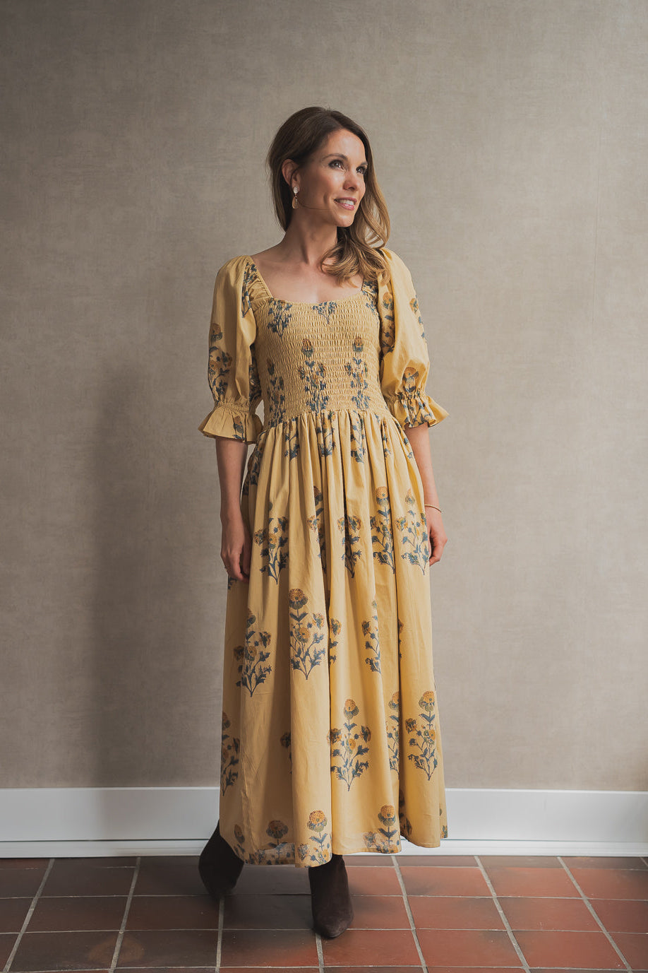 Noé | Blockprinted Dress | Woman