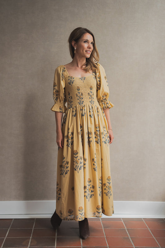 Noé | Blockprinted Dress | Woman