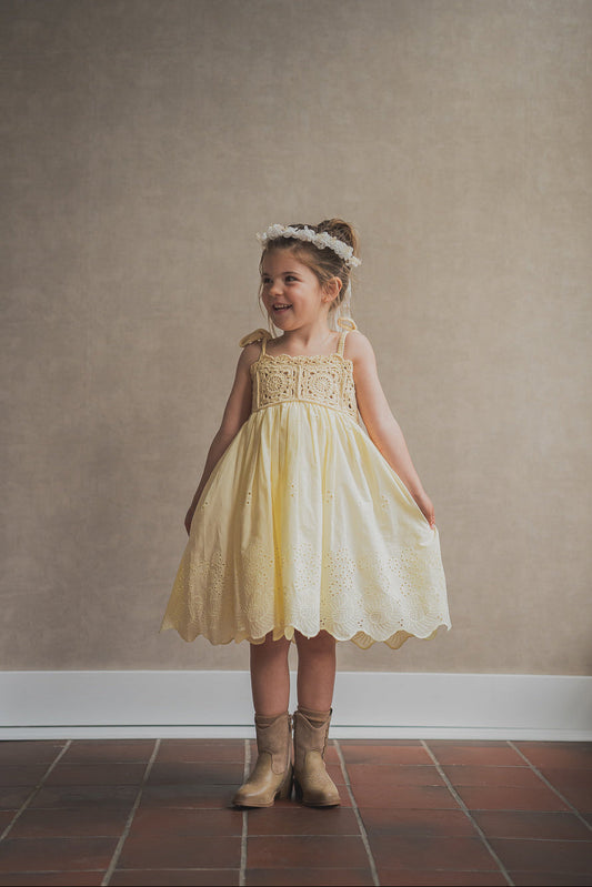 Mia | Crochet Dress | Kids