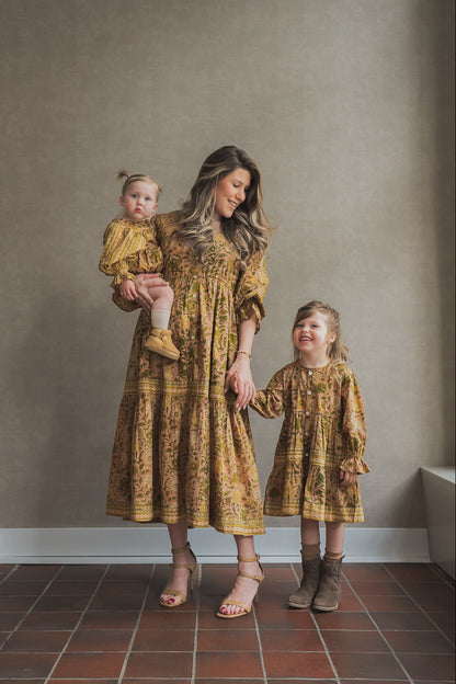 Vieve | Blockprinted Dress | Kids