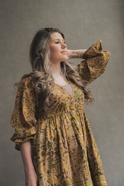 Vieve | Blockprinted Dress | Woman