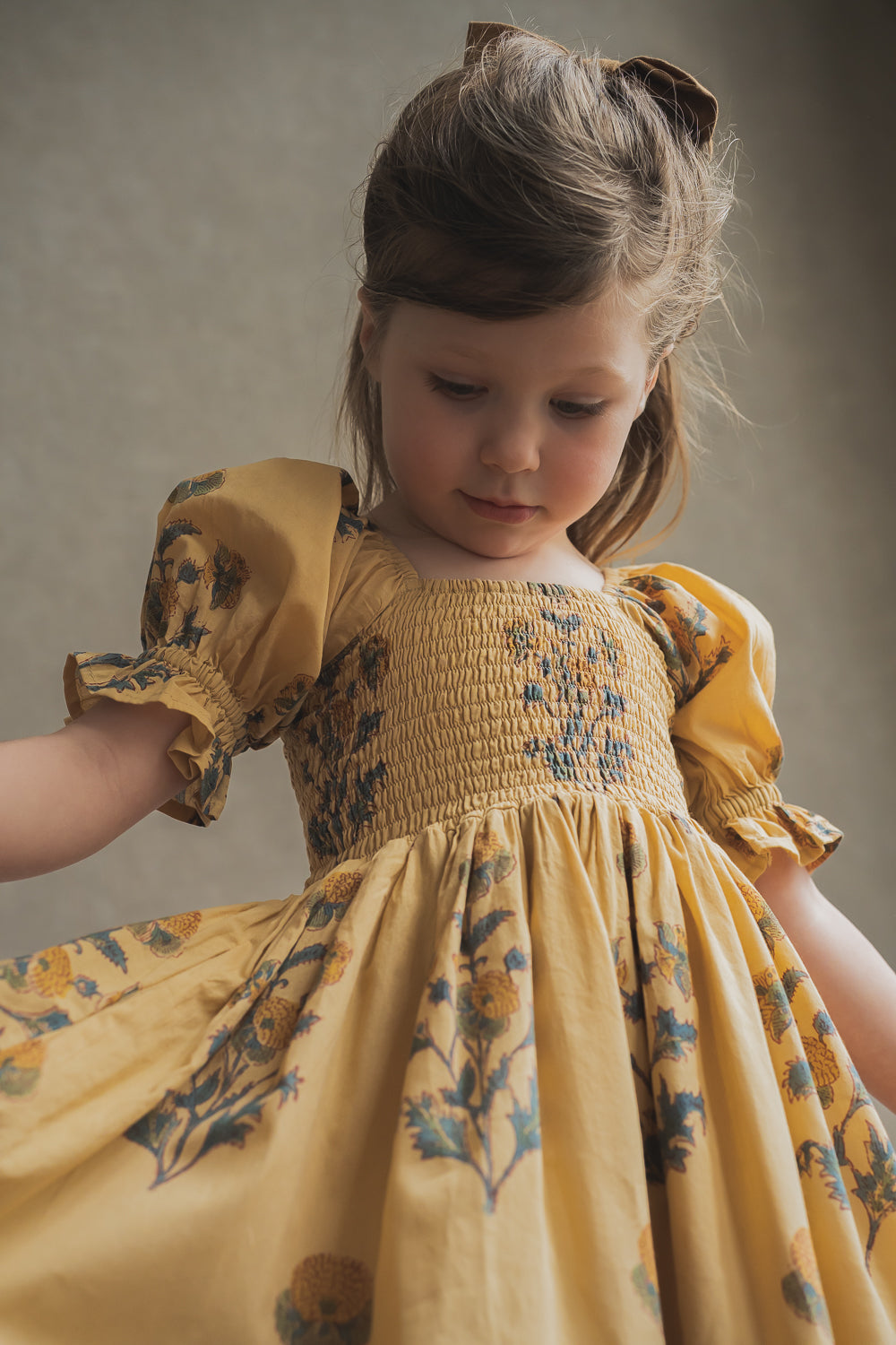 Noé | Blockprinted Dress| Kids