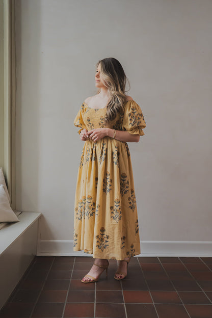 Noé | Blockprinted Dress | Woman